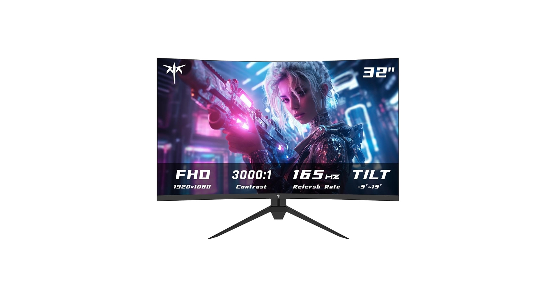 Amazon.com: KTC 32 Inch Curved Gaming Monitor, FHD 1080P 165Hz PC